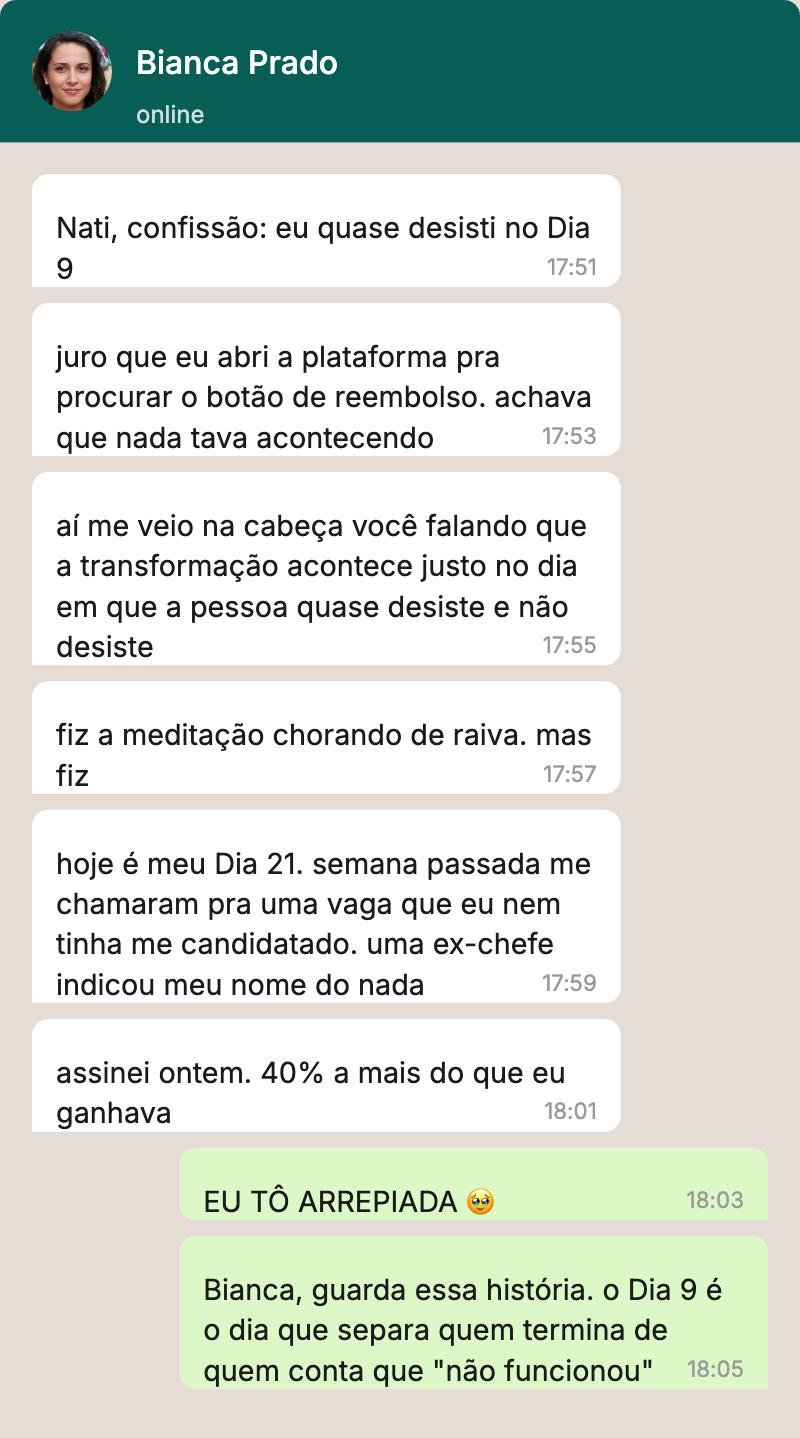 Print de depoimento 4