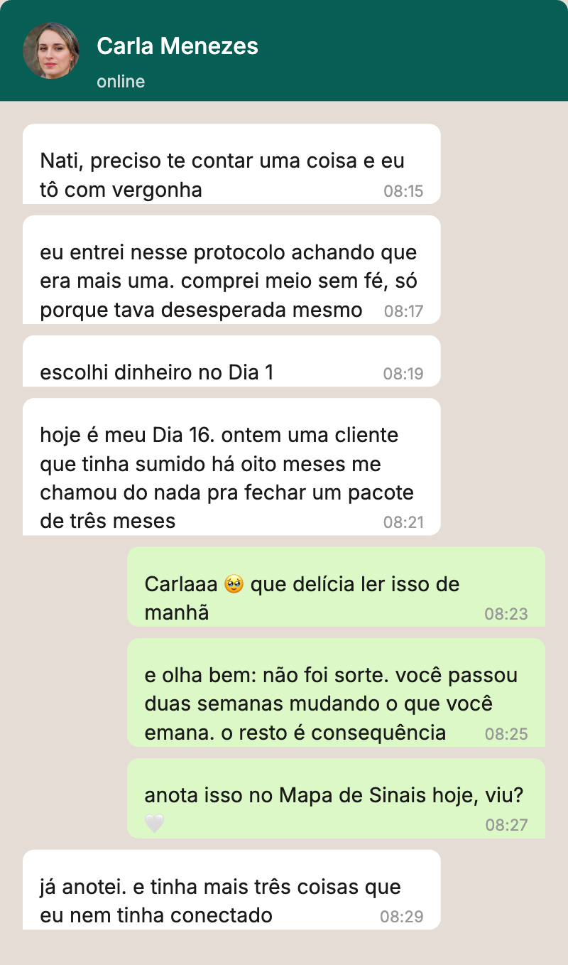 Print de depoimento 1